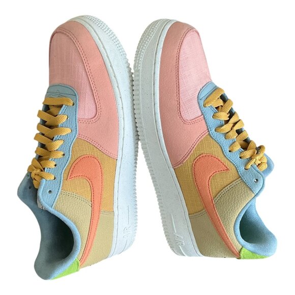 Nike Air Force 1 Low '07 LV8 Next Nature Sun Club (DQ4531-700) Multi Color M8.5 - Picture 4 of 15